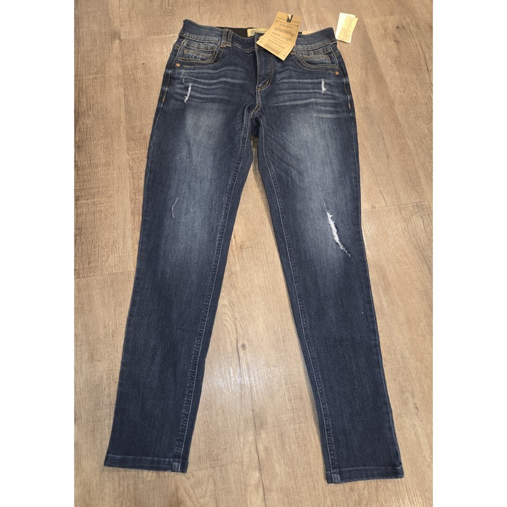 Democracy Jeans‎ Women Size 4 Blue "Ab"Solution Stretch Skinny Mid-Rise
